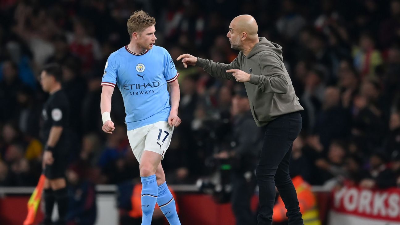 Hubungan Pep Guardiola dan Kevin De Bruyne Sedang Tidak Baik Baik Saja?