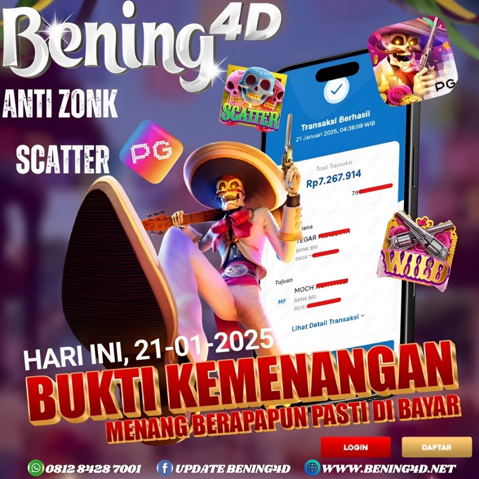 BUKTI KEMENANGAN JACKPOT SLOT TGL 21 JANUARI 2025