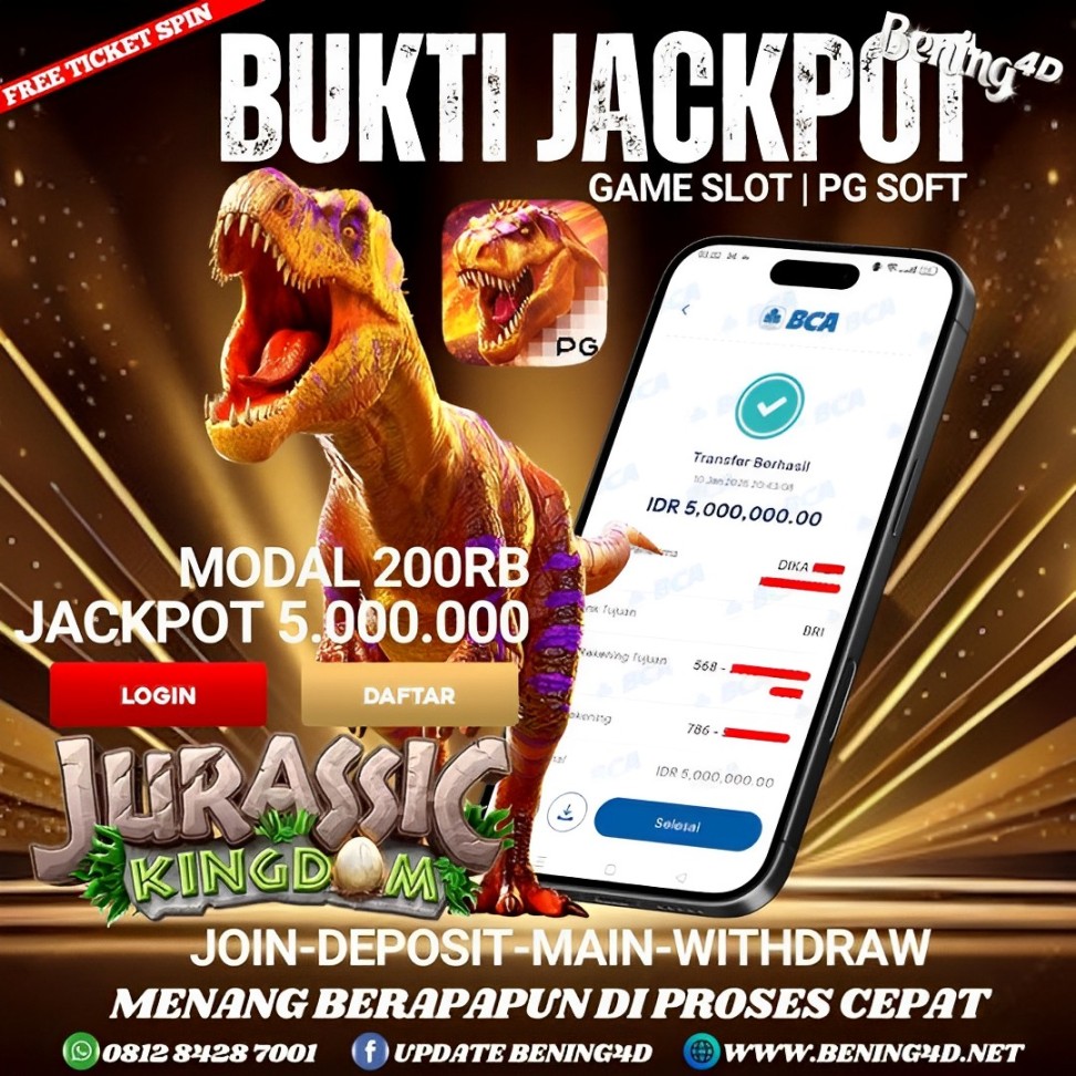 BUKTI KEMENANGAN JACKPOT SLOT TGL 11 JANUARI 2025