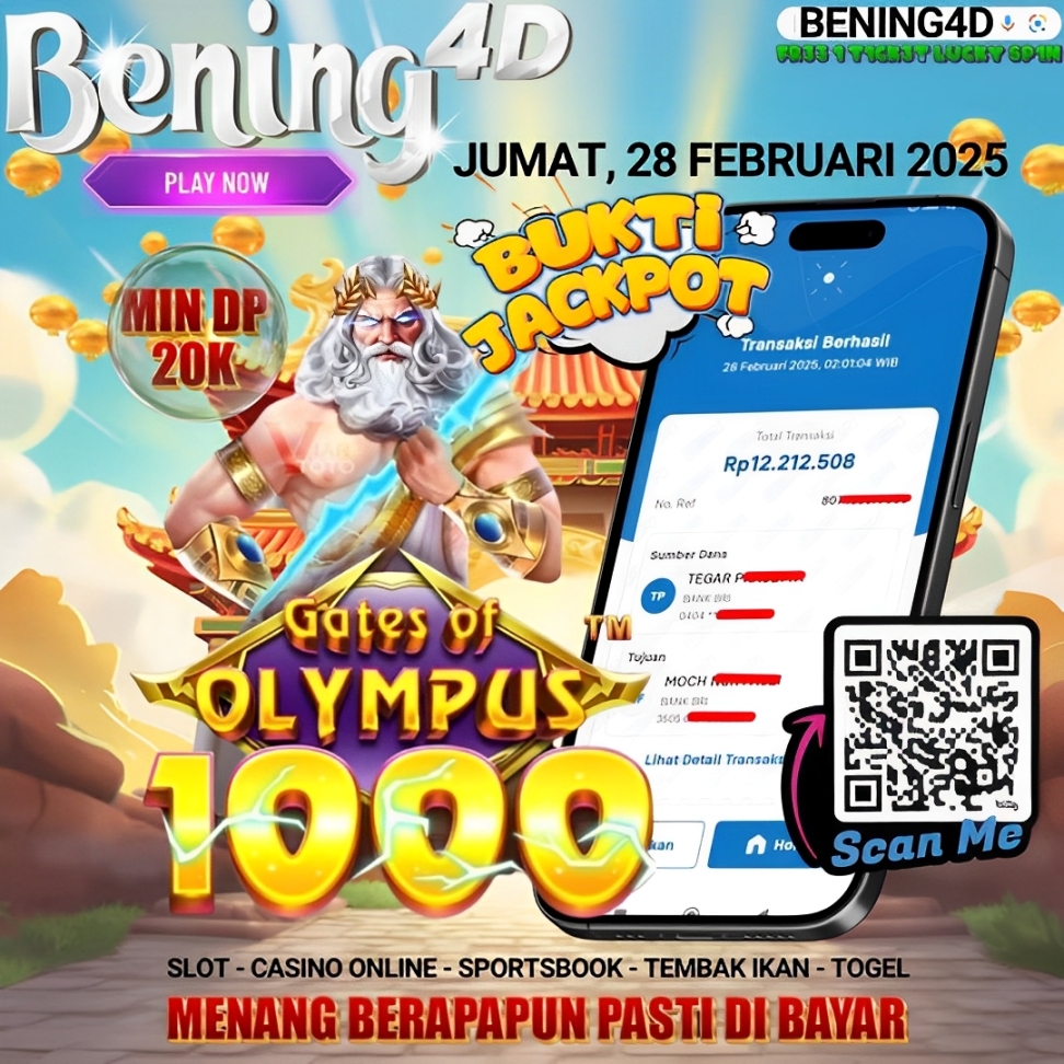 BUKTI KEMENANGAN JACKPOT SLOT GACOR TGL 28 FEBRUARI 2025