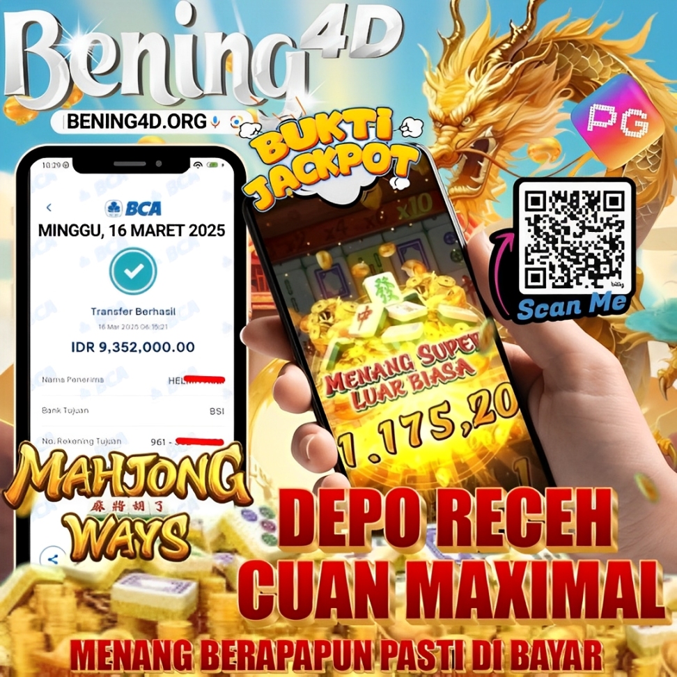 BUKTI KEMENANGAN JACKPOT SLOT GACOR TGL 16 MARET 2025 PAGI INI