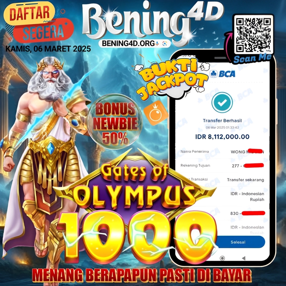 BUKTI KEMENANGAN JACKPOT SLOT GACOR TGL 06 MARET 2025